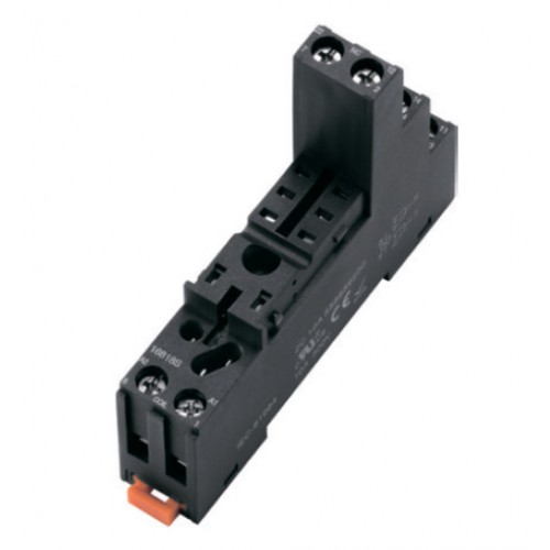 KLEMSAN 820304 KRU 1CO; Монтажная колодка на Дин-Рейку для реле KRI; 1C, 16А
