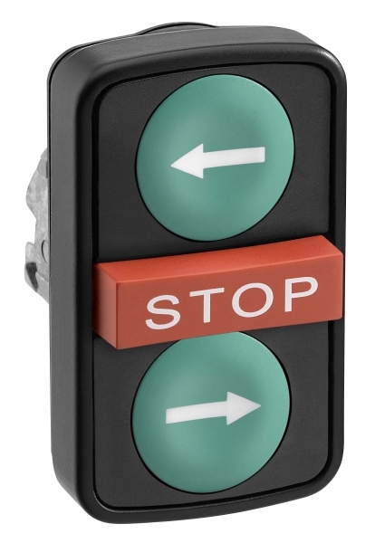 Schneider Electric ZB4BA731337 ГОЛОВКА ТРОЙНОЙ КНОПКИ С МАРКИРОВКОЙ ЧЕР ZB4BA731337