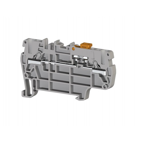 KLEMSAN 307164 Клеммник пружинный быстрозажимной (Push in) 2,5 мм.кв., с размыкателем (красный); PYK 2,5A