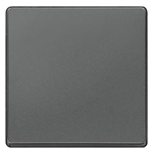 DELTA I-SYSTEM ЧЕРНЫЙ МЕТАЛЛИК ВЫКЛЮЧАТЕЛЬ 1 КЛАВИША С НУЛЕВЫМ ПРОВОДНИКОМ 55X55MM