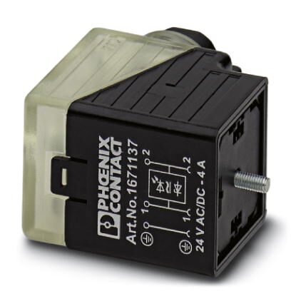 Phoenix contact 1671137 SACC-V-3CON-PG9/A-1L-S Штекерный модуль для электромагнитного клапана
