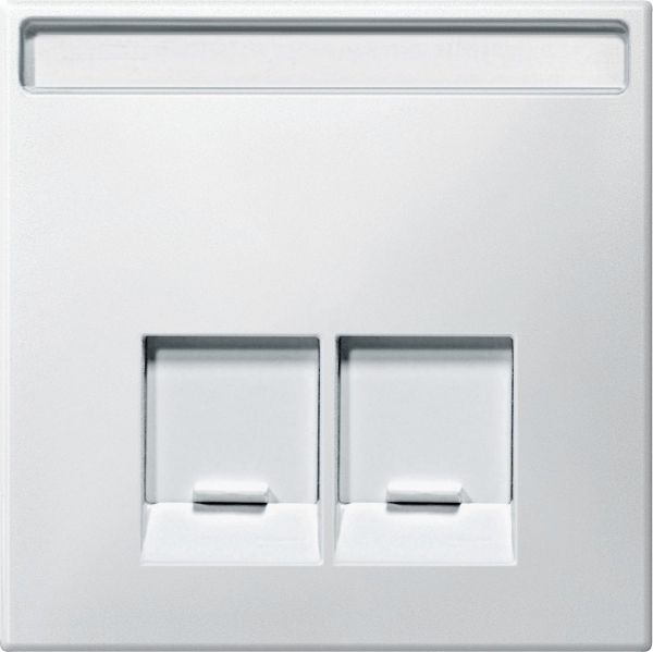 Schneider Electric MTN466619 MERTEN ЦЕНТР.ПЛАТА д/комп. розетки RJ45, ПОЛ.БЕЛЫЙ, SD