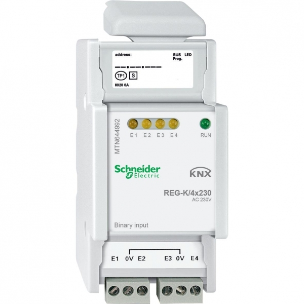 Schneider Electric MTN644992 БИНАРНЫЙ ВХОД REG-K/4X230 Schneider Electric MTN644992 БИНАРНЫЙ ВХОД REG-K/4X230