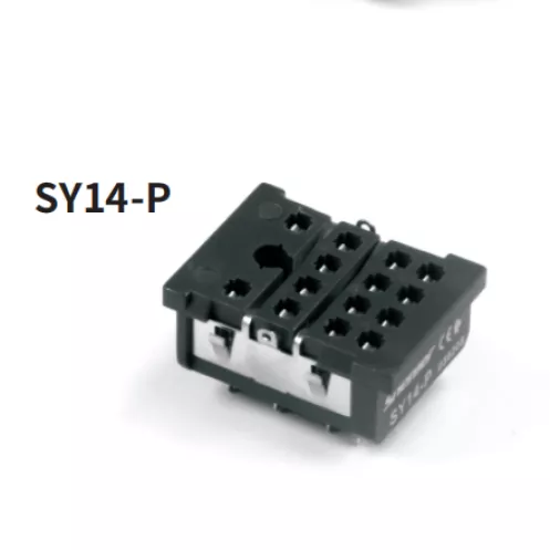 SHENLER SY14-P Цоколь SY14-P, 6A(300V), для печатных плат, черный, для RKE4, RKF4, R4N, MY4, 55.34, KMY4, PT4, RCM5