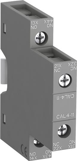 АВВ Контакт CAL4-11 1НО, 1НЗ боковой для контакторов AF09-AF38 и NF (1SBN010120R1011) АВВ Контакт CAL4-11 1НО, 1НЗ боковой для контакторов AF09-AF38 и NF (1SBN010120R1011)