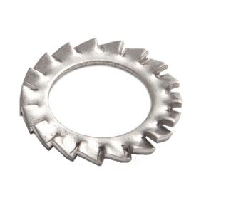 EKF shst4-INOX Шайба стопорная с наружными зубцами М4 DIN 6798 INOX EKF