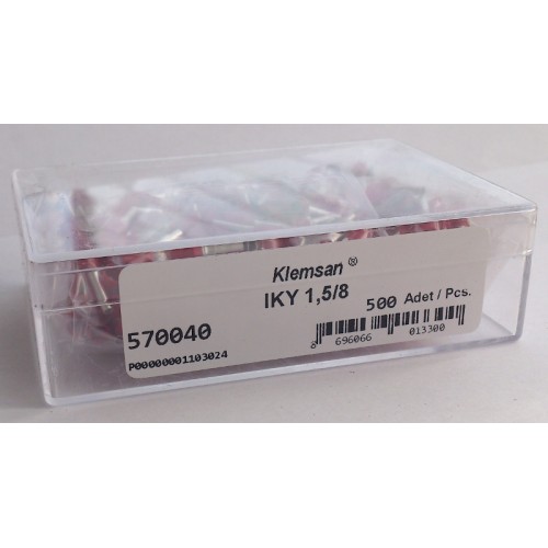 KLEMSAN 570040N Наконечник изолированный IKY 1,5/8 Рулон (Бабина)