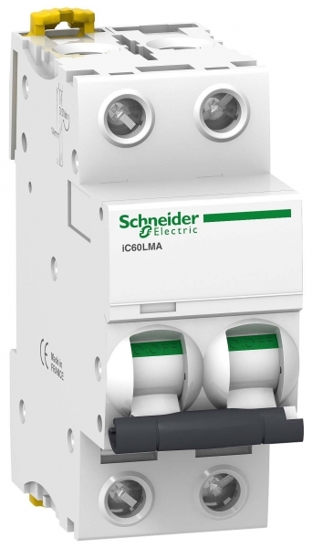 Schneider Electric A9F90272 АВТ. ВЫКЛ.iC60LMA 2П 1,6A MA