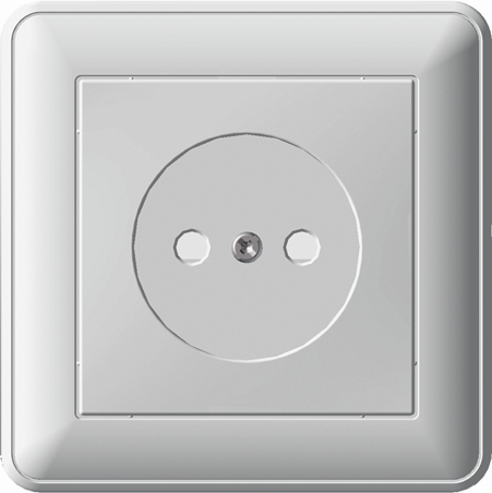 Systeme Electric RS16-151-18 W59 РОЗЕТКА без заземления со шторками, 16А, в сборе, БЕЛЫЙ