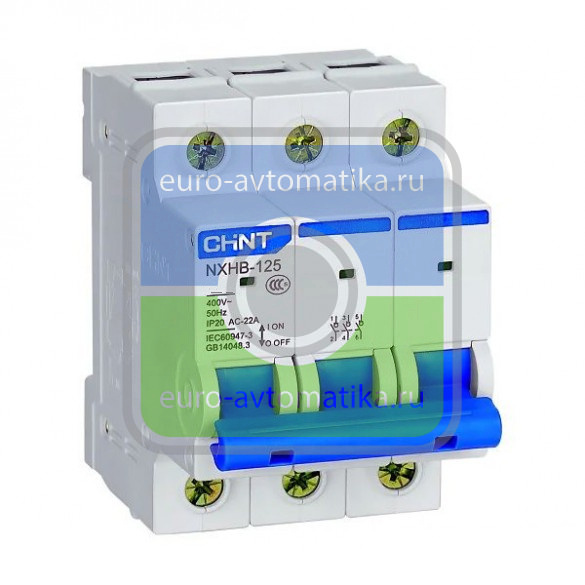 CHINT 193183 Выключатель нагрузки NXHB-125 3P 63A(R)