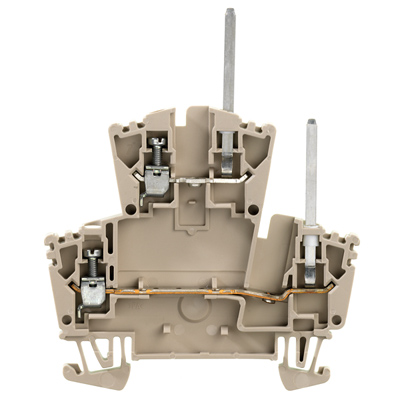 Weidmuller 1023900000 WDK 2.5 ST SE 2.4 Исполнение: W-серия, Проходная клемма, Двухуровневая клемма, Расчетное сечение: 2.5 мм.кв, Винтовое соединение