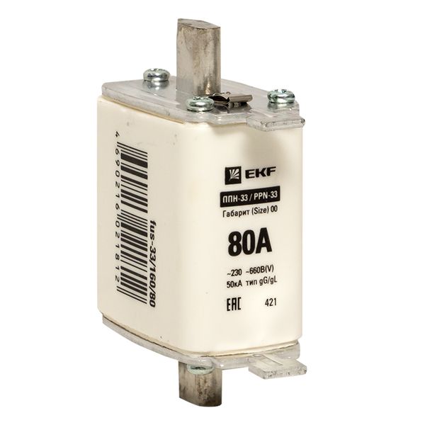 EKF fus-33/160/80 Плавкая вставка ППН-33 160/ 80А габарит 00 EKF PROxima