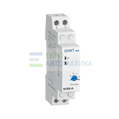 CHINT 587255 Реле времени NTE8-480А (задержка времени выключения) 48-480с, 1НО, AC/D24В (R)