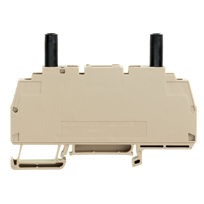 Weidmuller 1060370000 WTL 6/3/STB SW Исполнение: Измерительная клемма с размыкателем, Винтовое соединение, 6 мм.кв, 500 V, 41 A, скользящий, Темно-бежевый