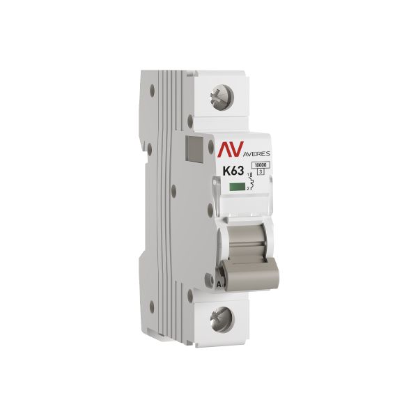 EKF mcb10-1-63K-av Выключатель автоматический AV-10 1P 63A (K) 10kA EKF AVERES EKF mcb10-1-63K-av Выключатель автоматический AV-10 1P 63A (K) 10kA EKF AVERES