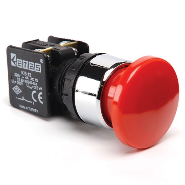 KB12E Кнопка аварийная "Грибок" (1НЗ)