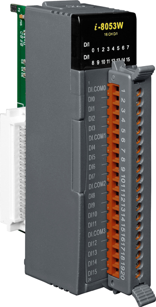 ICP DAS Модуль I-8053W-G CR 16-channel isolated digital input module