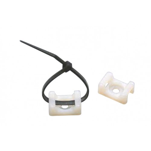 KLEMSAN 542120S Основание для стяжек шир. до 9 мм, под винт, (черный); VK2