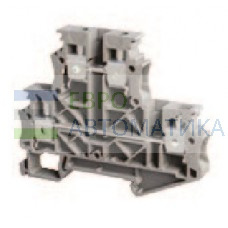 TBLOC 8002099488 - Клеммник на DIN-рейку двухуровневый (Винтовой) 10 мм.кв. (серый); TBL 10 2P