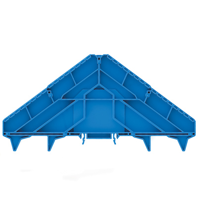 Weidmuller 1267930000 BZT PRV16 BL 35X15 Исполнение: P-серия, Держатель маркировки, синий, Количество уровней: 16, TS 35 x 15