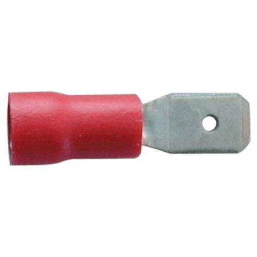 KLEMSAN 594010Z Наконечн. изол. 0,5-1,5 мм.кв., плоский штифтовой, 2,8х0,8;  KFE-1288