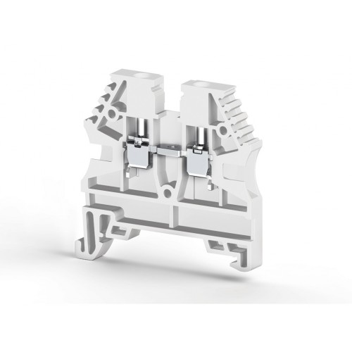 KLEMSAN 304126RP Клеммник на DIN-рейку 2,5мм.кв. (белый); AVK2,5(RP)