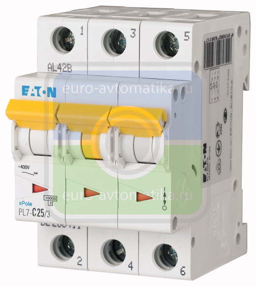 PL7-D25/3 Автоматический выключатель MOELLER / EATON (арт.263423)