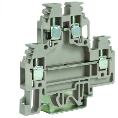 DKC ZDS123GR DAS.4/LI/GR, , двухуровневый зажим с интегрированным эл.компонентами