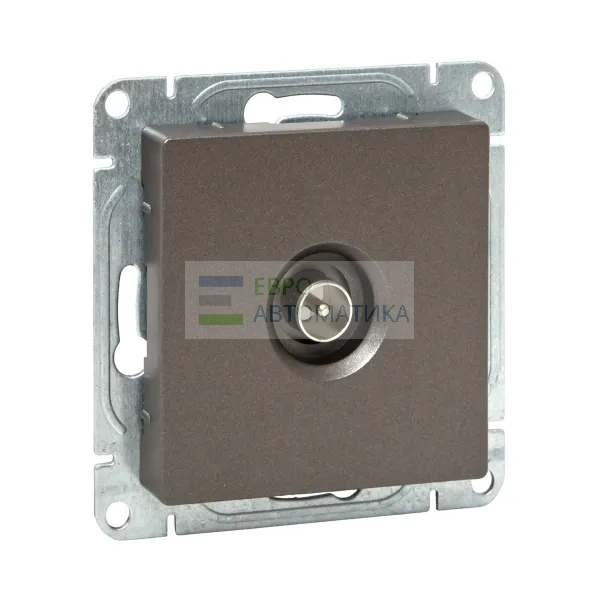 EKF UP1-SOM-TV-1 Механизм розетки TV, одиночная, мокко Эпика EKF