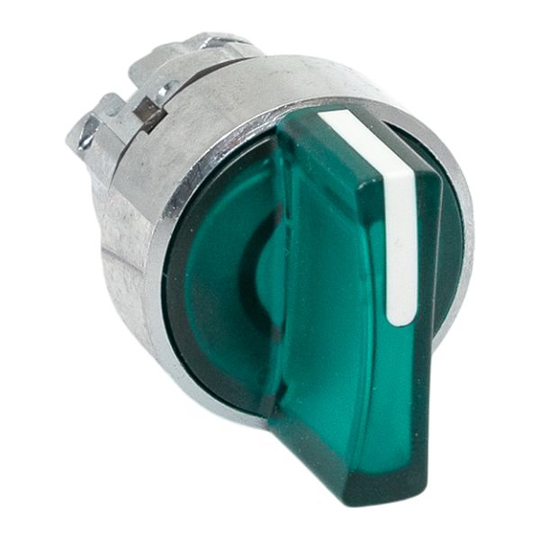 EKF XB4BD2L-G-65 Исполнительный механизм переключателя ХB4 зеленый на 2 положения возвратный без фиксации, с подсветкой с короткой ручк IP65 EKF