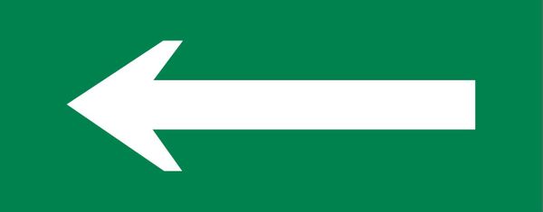 EKF pkal-04-02 Пиктограмма "Стрелка" 320х120мм (для EXIT, SAFEWAY-40) EKF