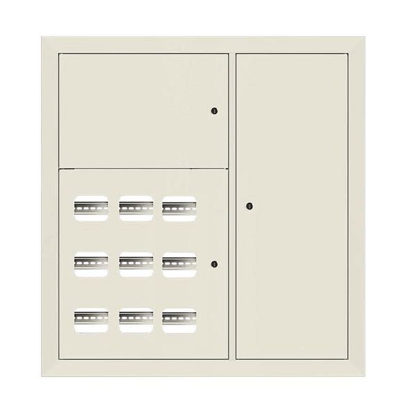 EKF mb29-v-9-ral9002-1 Щит этажный 9 кв. RAL9002 3 окна в ряд по гориз. (1000х950х150) EKF PROxima
