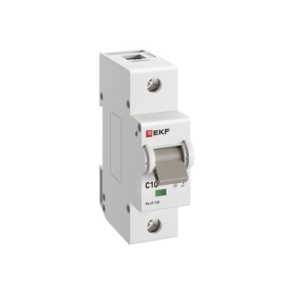 EKF mcb47125-1-10C Автоматический выключатель ВА 47-125 1P 10А (C) 15кА PROXIMA EKF