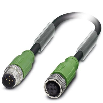 Phoenix contact 1530838 SAC-5P-M12MS/ 8,0-PUR/M12FS SH Кабель для датчика / исполнительного элемента