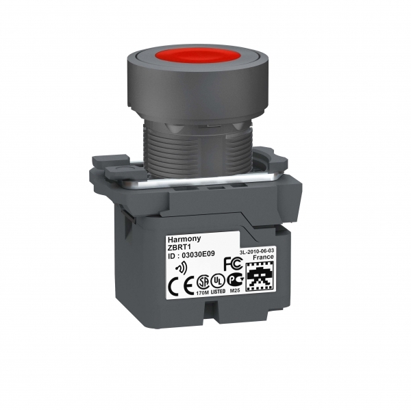 Schneider Electric ZB5RTA4 БЕСПРОВОДНАЯ КНОПКА С КРАСНЫМ ТОЛКАТЕЛЕМ ZB5RTA4