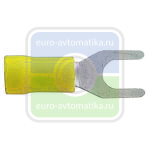 KLEMSAN 591032 Наконечн. изол. 4,0-6,0 мм.кв., "вилка", M6; KCK-606