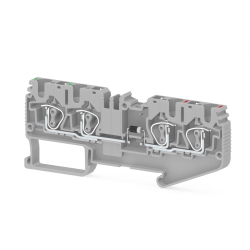 KLEMSAN 311749 Пружинная клемма серии SRD 4CD_A (Серый)