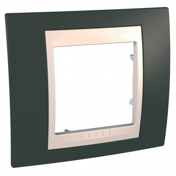 Schneider Electric MGU6.002.571 UNICA ХАМЕЛЕОН РАМКА 1-постовая, БЕЖЕВЫЙ/ КАКАО