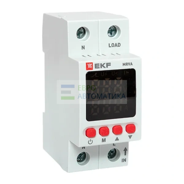 EKF MRVA-50A-v2 Реле напряжения и тока с дисп. 2 мод. MRVA 50A EKF
