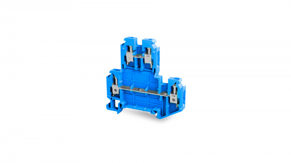 TBLOC 8002099256 - Клеммник 2-х ярусный, 4 мм.кв. (синий); TBL 4 2P