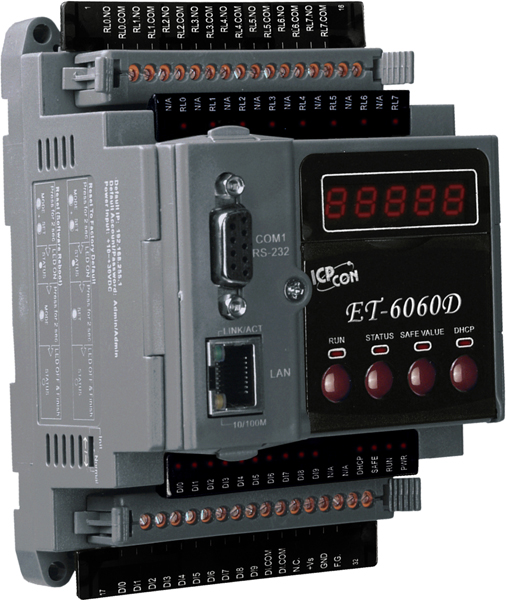 ICP DAS Модуль ET-6060D CR 8 Channel Digital Output and 10 Channel Digital Input