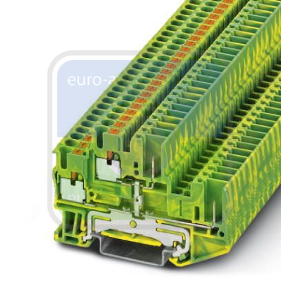 Phoenix contact 3210897 PTTB 2,5/2P-PE Двухъярусная заземляющая клемма