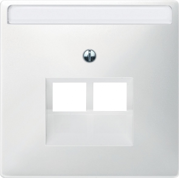 Schneider Electric MTN292619 MERTEN ЦЕНТР.ПЛАТА для механизма розетки UAE, 2 поста, ПОЛ.БЕЛЫЙ, SD