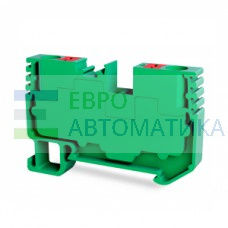 TBLOC 8000298015 - Клеммник на DIN-рейку (Push-in) 4 мм.кв. (зеленый); PFT 4