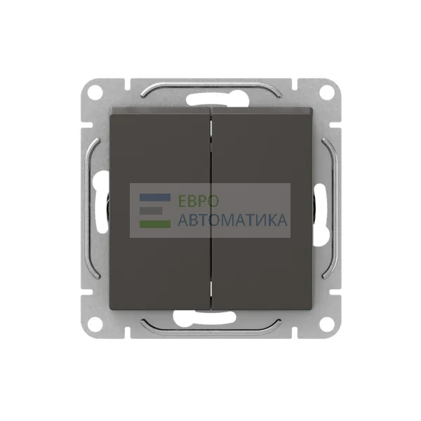 EKF UP1-SWM-20-DP Механизм выключателя, двухклавишный, двухполюсный, мокко Эпика EKF