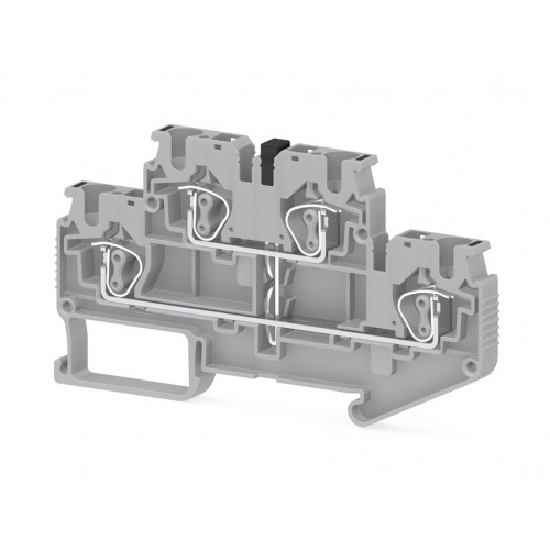 KLEMSAN 312069 Пружинная клемма серии SRD 4-FK (Серый)