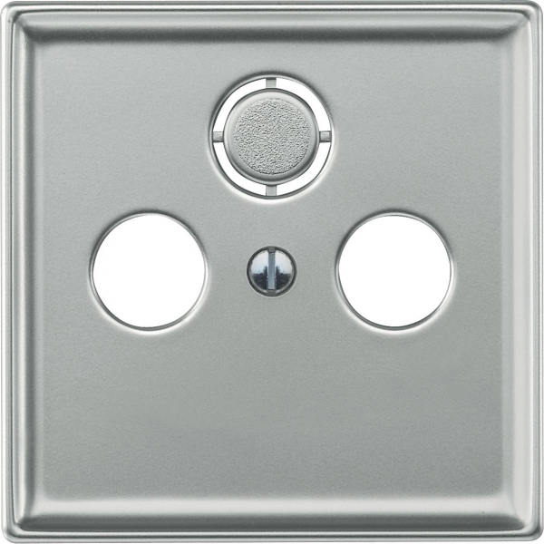 Schneider Electric MTN294146 MERTEN ЦЕНТР.ПЛАТА д/антенных розеток TV/FM Х2 Х3, СТАЛЬ, SD