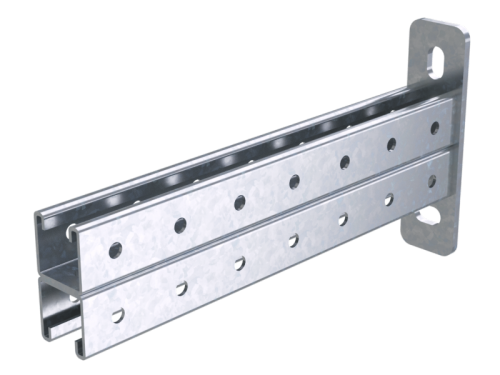 DKC BBD4150HDZ Консоль двойная, 41х41мм, L500мм, горячеоцинкованная