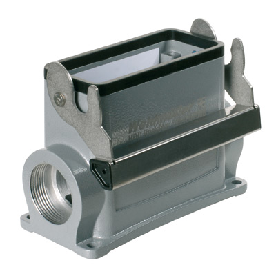 Weidmuller 1903110000 HDC 40D SLU 1M32G Исполнение: HDC - корпус, Типоразмер: 6, Вид защиты: IP65, Корпус цоколя, Продольная скоба для фиксации на нижней части, высокий, Типоразмер кабельных вводов: M 32