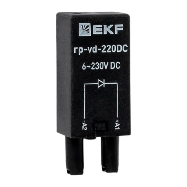 EKF rp-vd-220DC Модуль защитный диодный 6-220В DC для промежуточных реле RP AVERES EKF